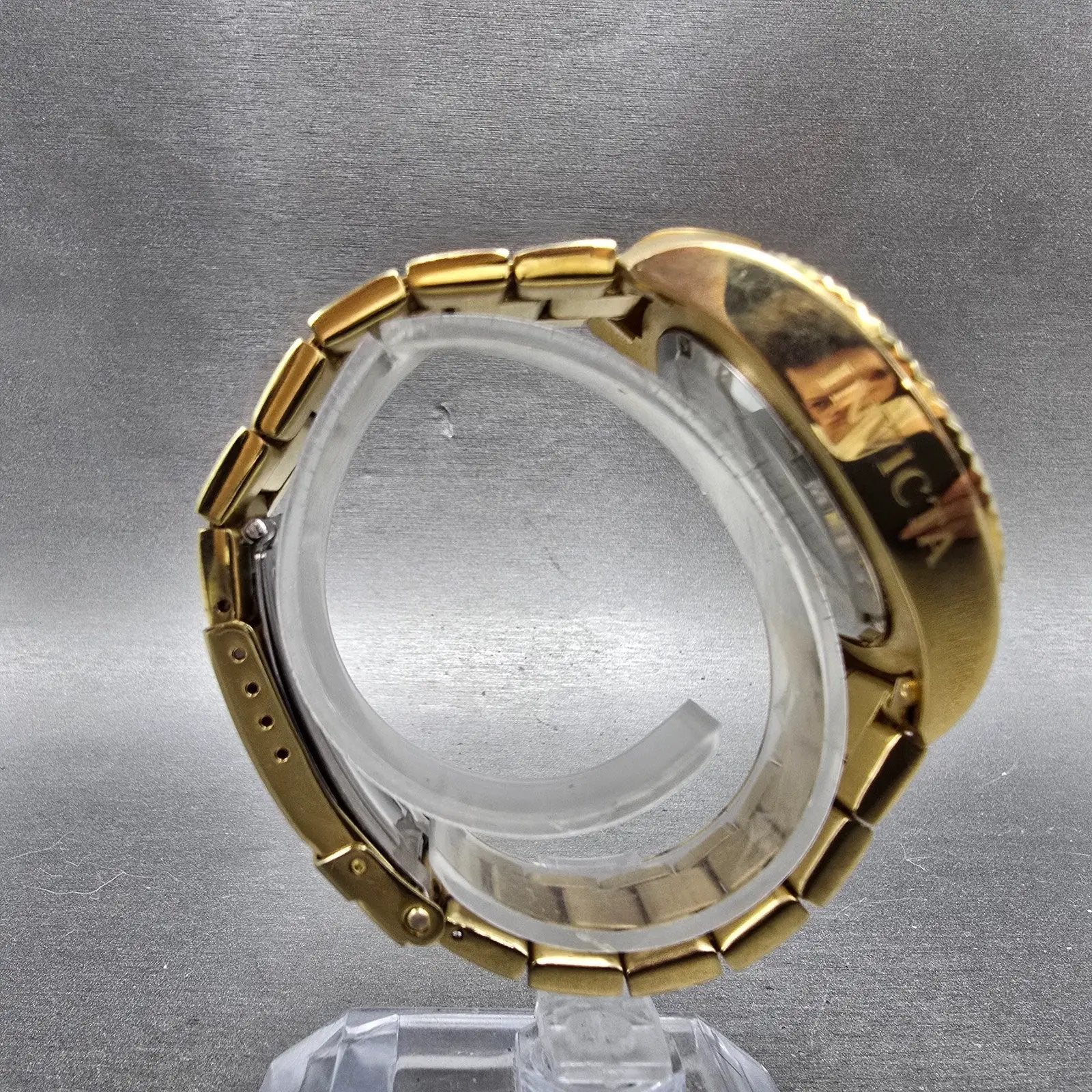 Invicta Specialty Watch Women 38mm MOP Dial Gold Tone Date 20352 New Battery7