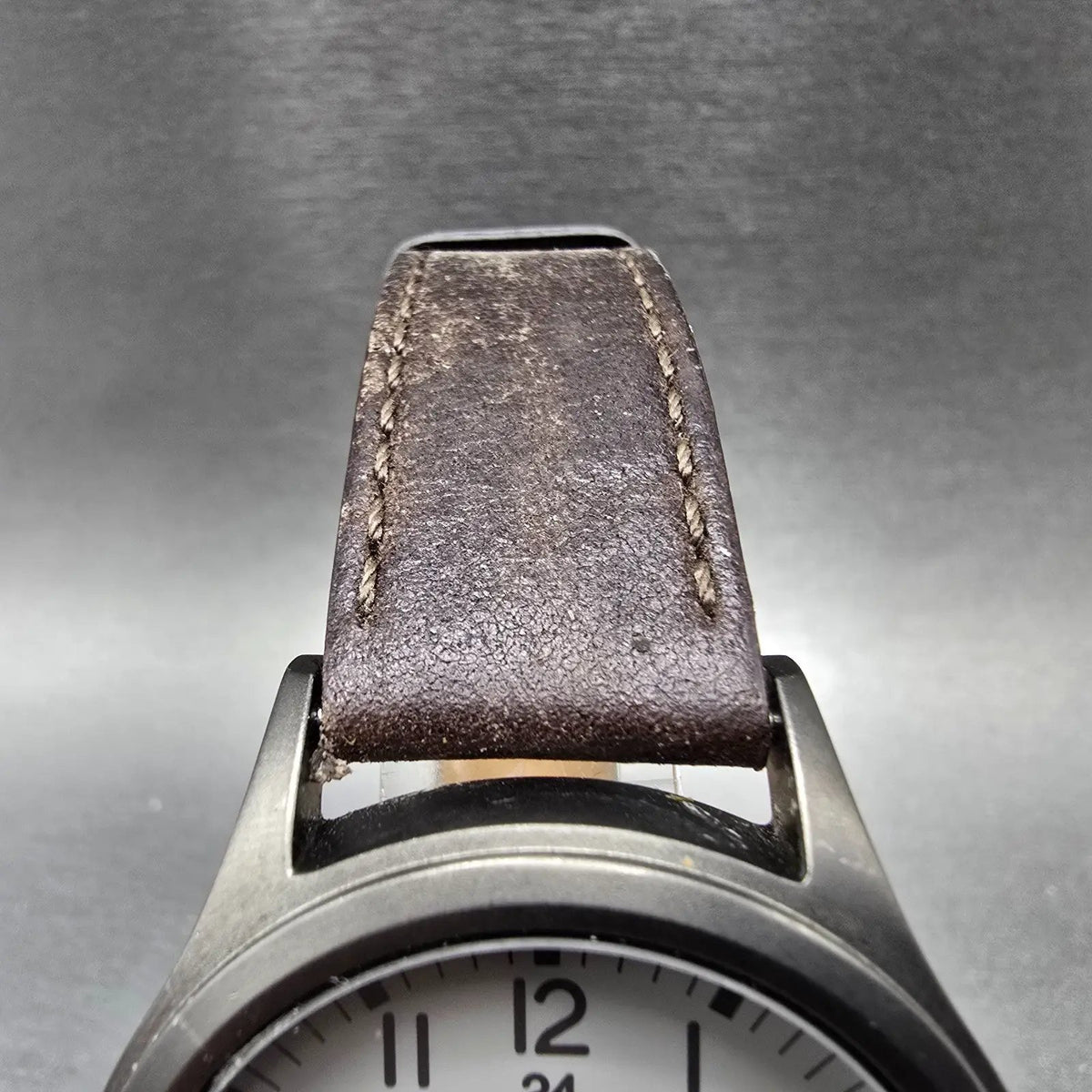 Timex Expedition Scout Watch Men 40mm Gray Dial Black Date Round New Battery LK4
