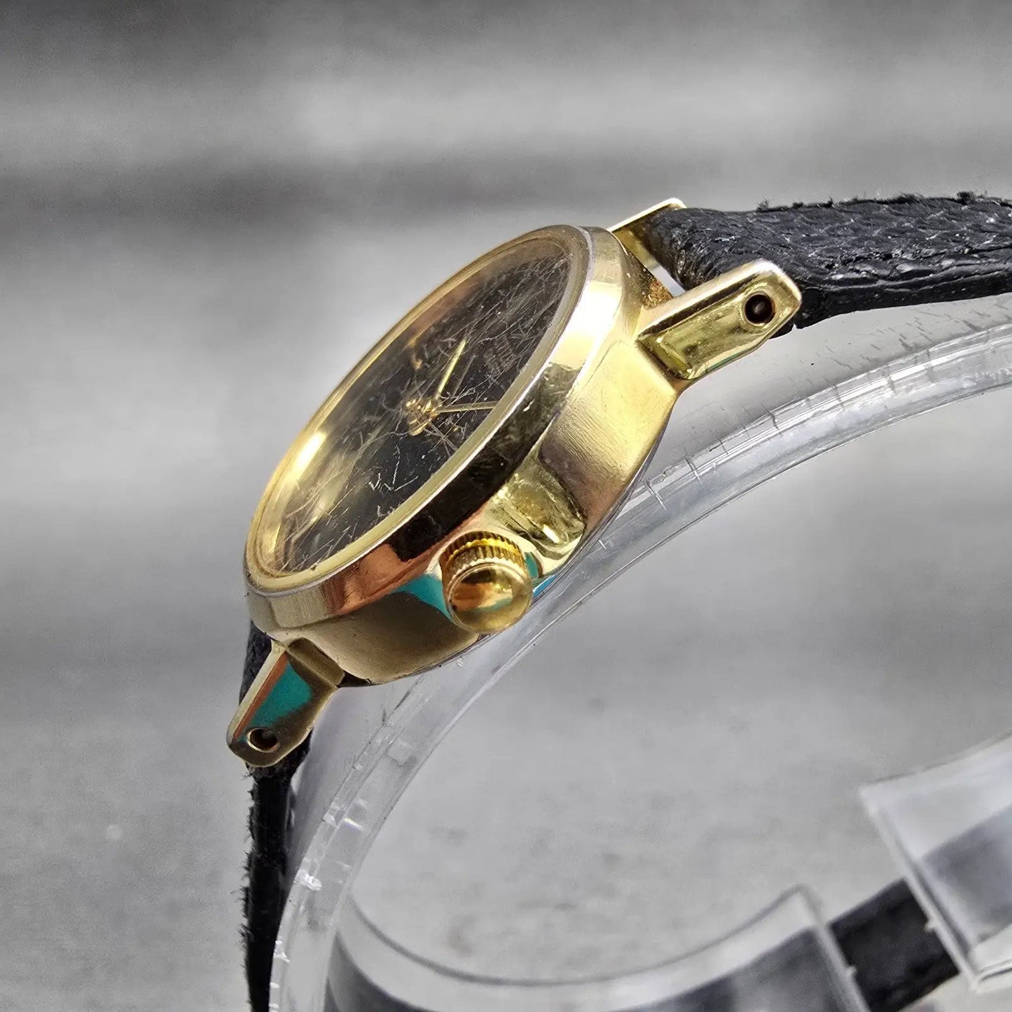 Citizen CQ Watch Women 21mm Black Dial Gold Tone Round 5930-T15740 New Battery2