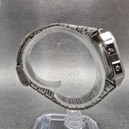 Casio WL-50 Watch Men 32mm Silver Alarm Chronograph Solar Digital PARTS Vintage8