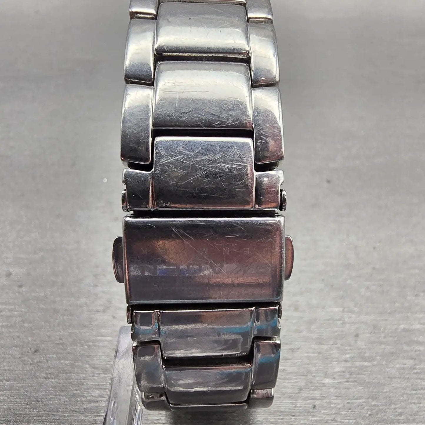 Skagen Watch Women 31mm MOP Dial Silver Tone Gemmed Rectangle N526SSX New Batt7