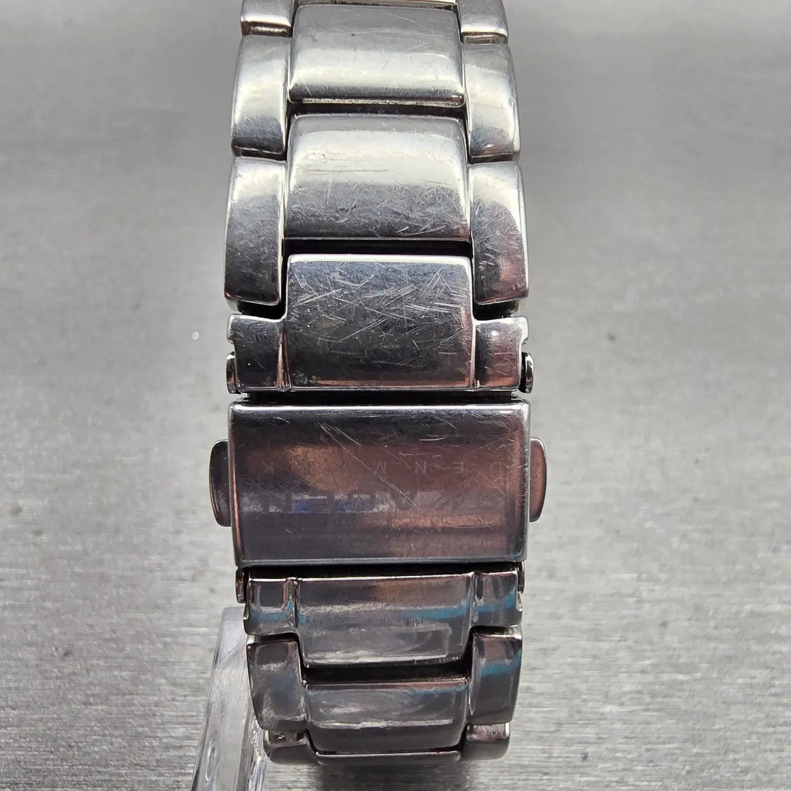 Skagen Watch Women 31mm MOP Dial Silver Tone Gemmed Rectangle N526SSX New Batt7