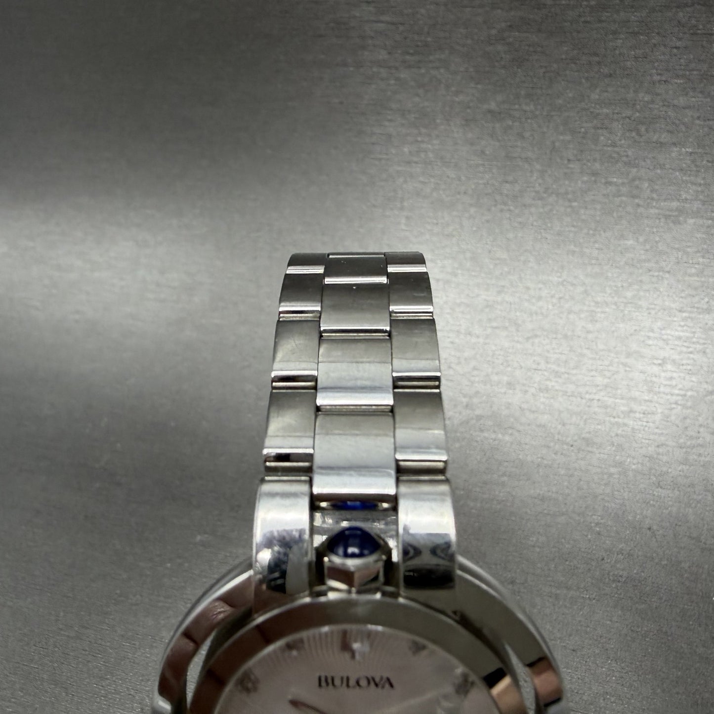 Bulova Rubaiyat Watch Women 35mm White Dial Stainless Steel Diamond 96p1844