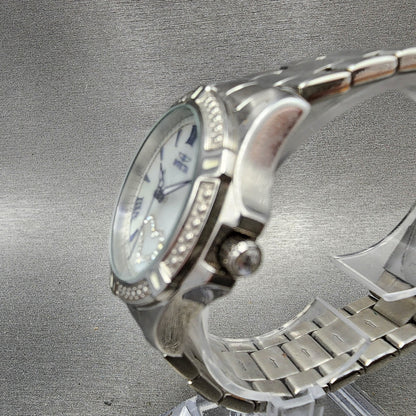 Invicta Angel Watch Women 35mm MOP Dial Silver Tone Round 23655 New Battery2