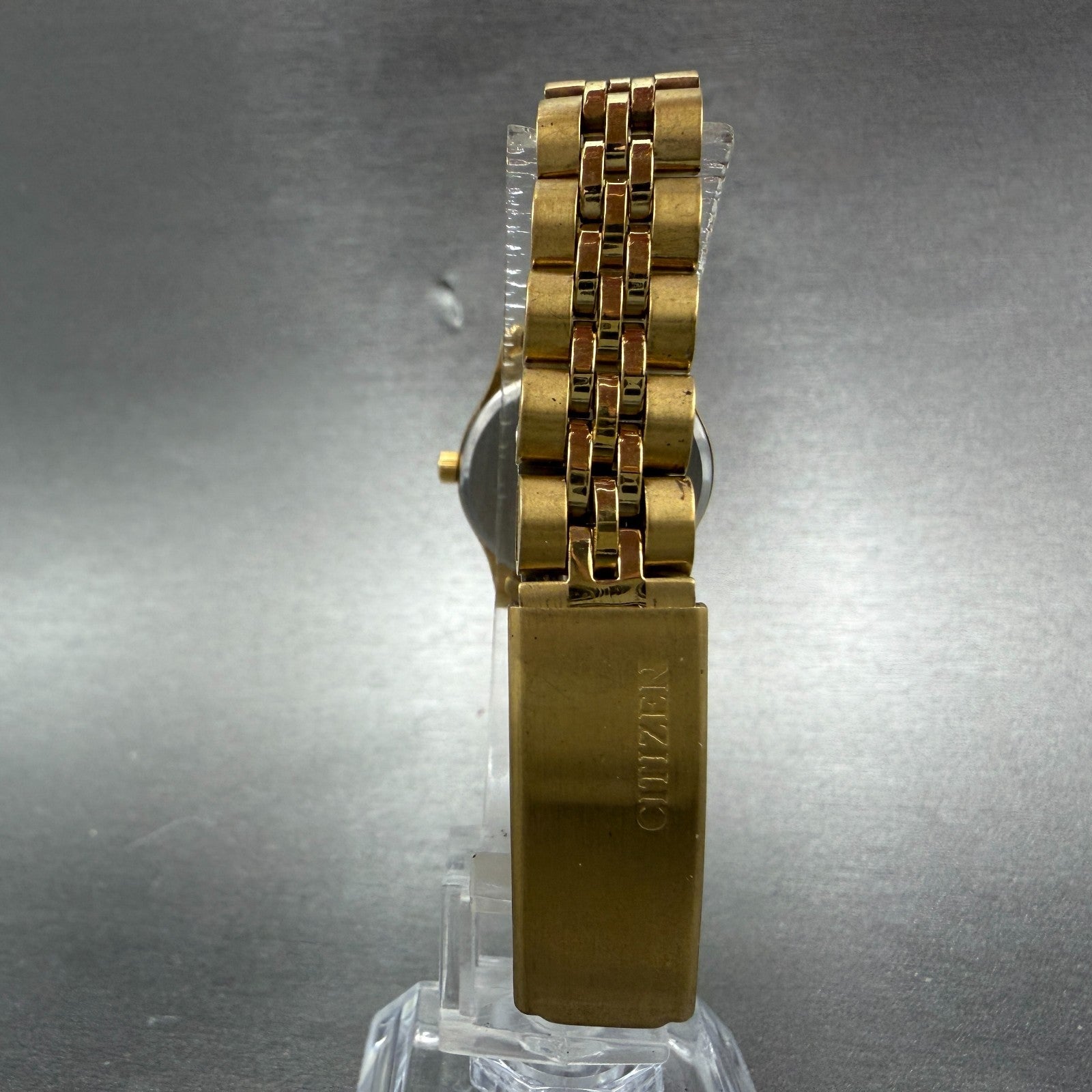 Citizen Watch Women 23mm Champagne Dial Gold Tone Daydate 6000-S38231 New BattAB7