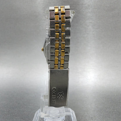 Seiko SQ Watch Women 23mm Champagne Dial Two Tone Dyadate 2a230029 New Battery7