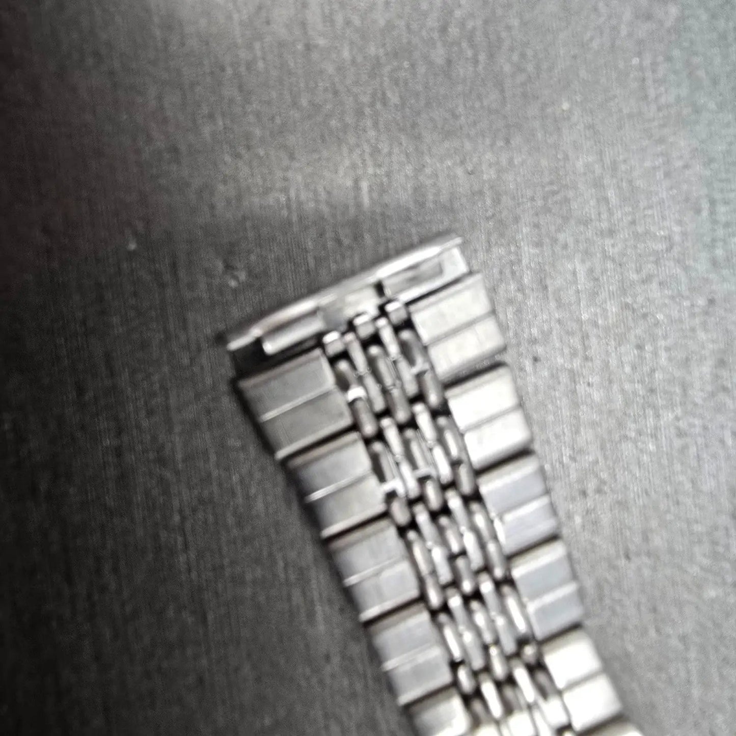 Seiko Beads Of Rice Bracelet 20mm Stainless Steel Silver Tone Tri Folding Clasp9