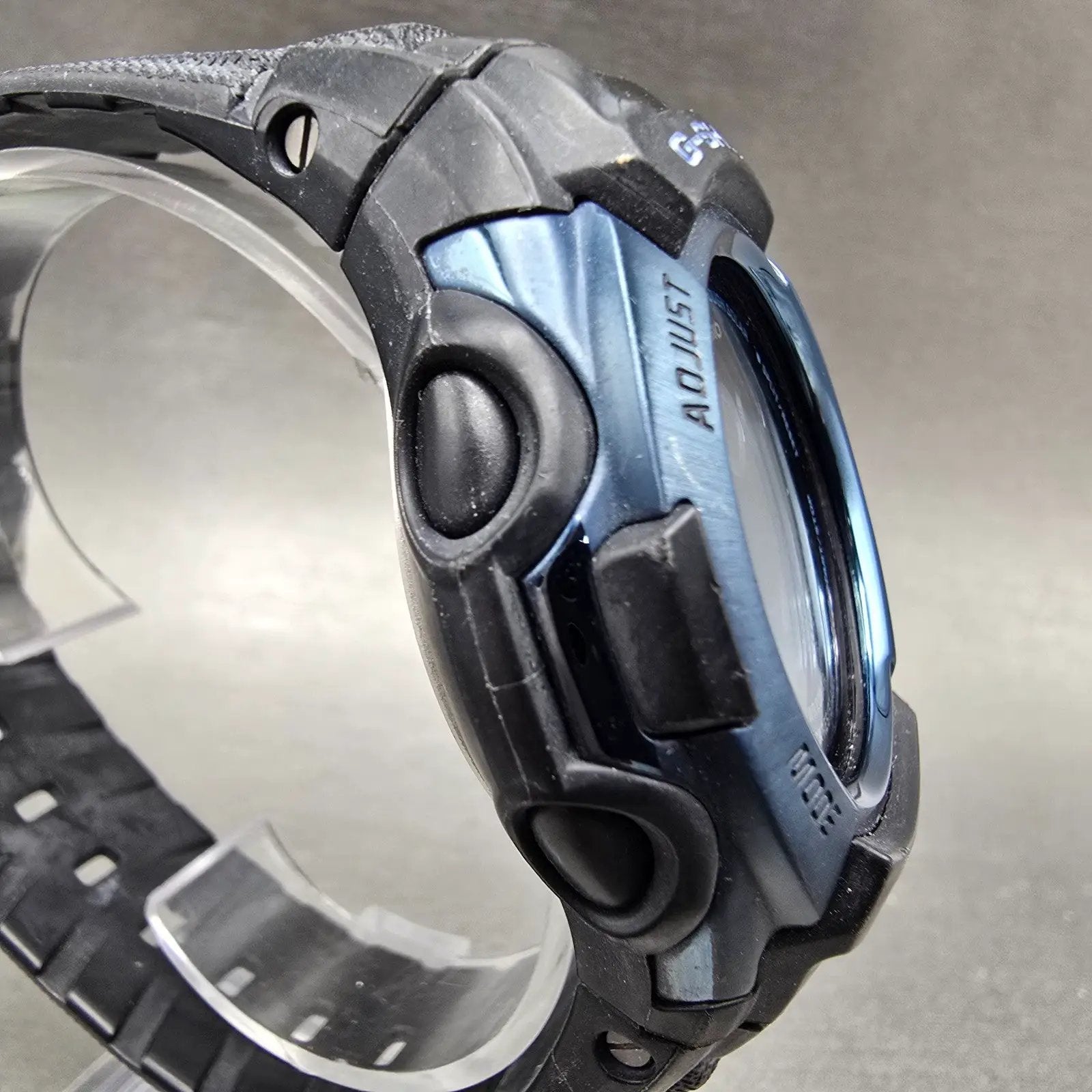 Casio G-Shock GW-M500F Watch Men 47mm Blue Black Alarm Chronograph Works Solar783
