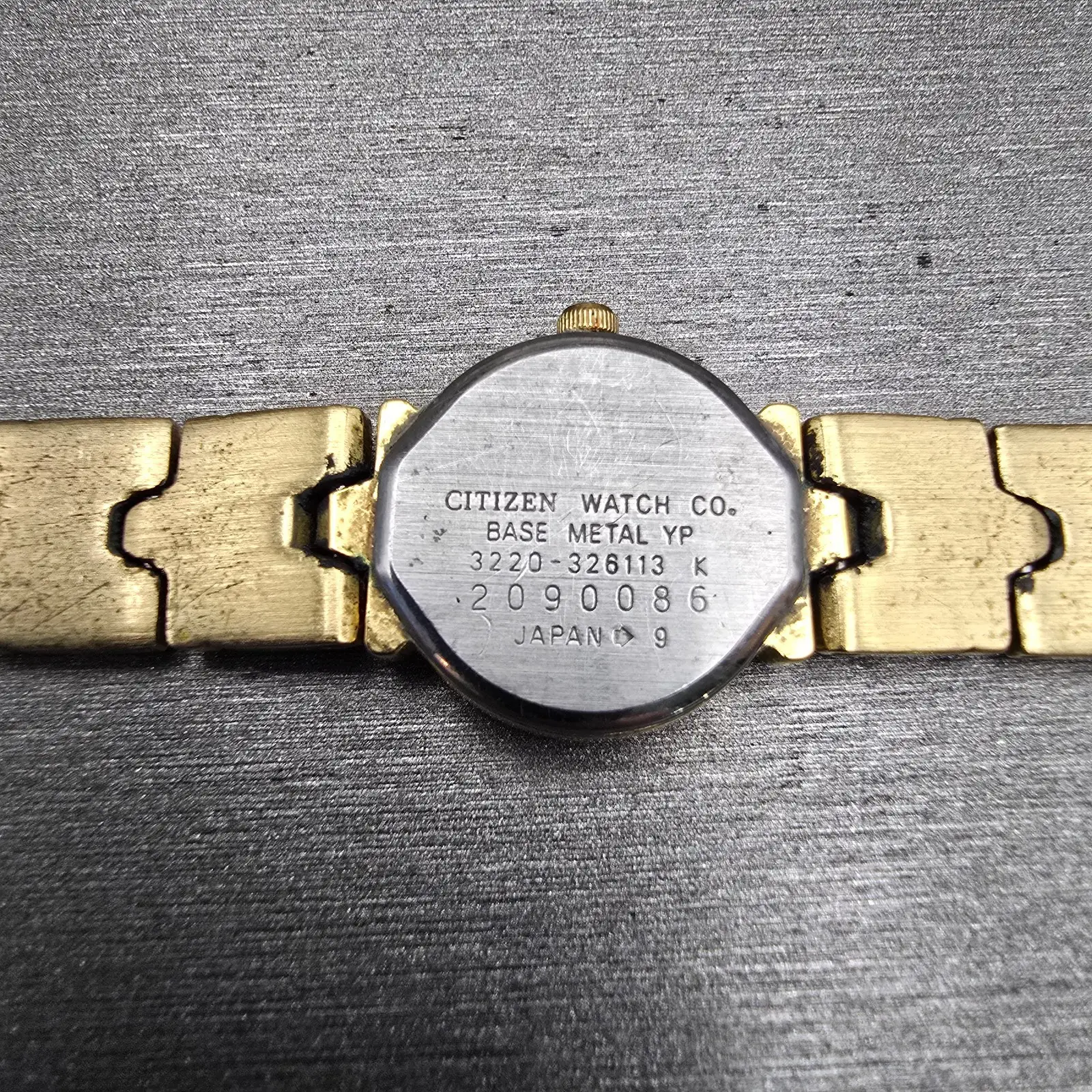 Citizen Watch Women 18mm Champagne Dial Gold Tone Round 3220-326113 New Battery10