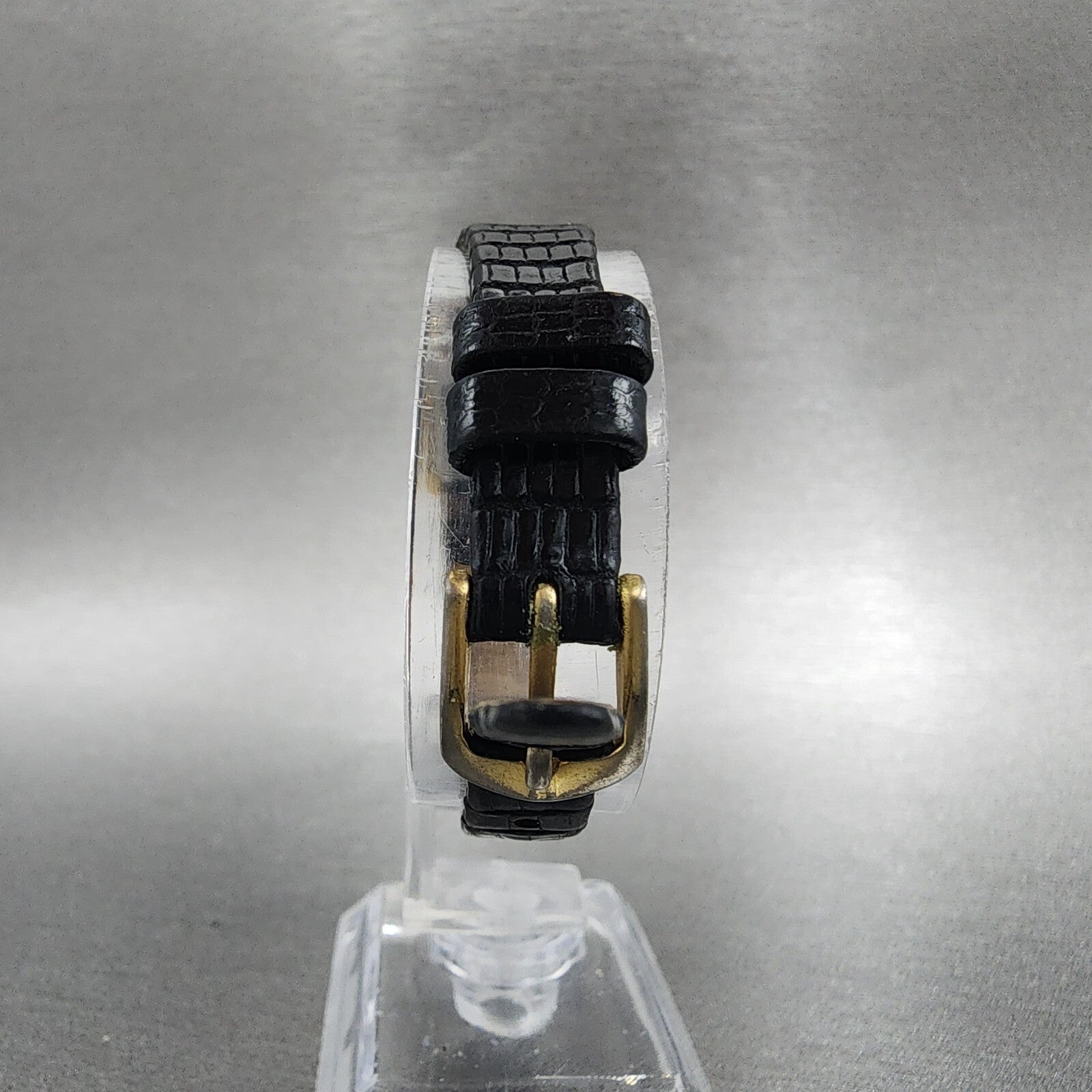 Seiko Tank Watch Women 18mm Gold Dial Gold Tone Rectangle 14005039 New Battery7