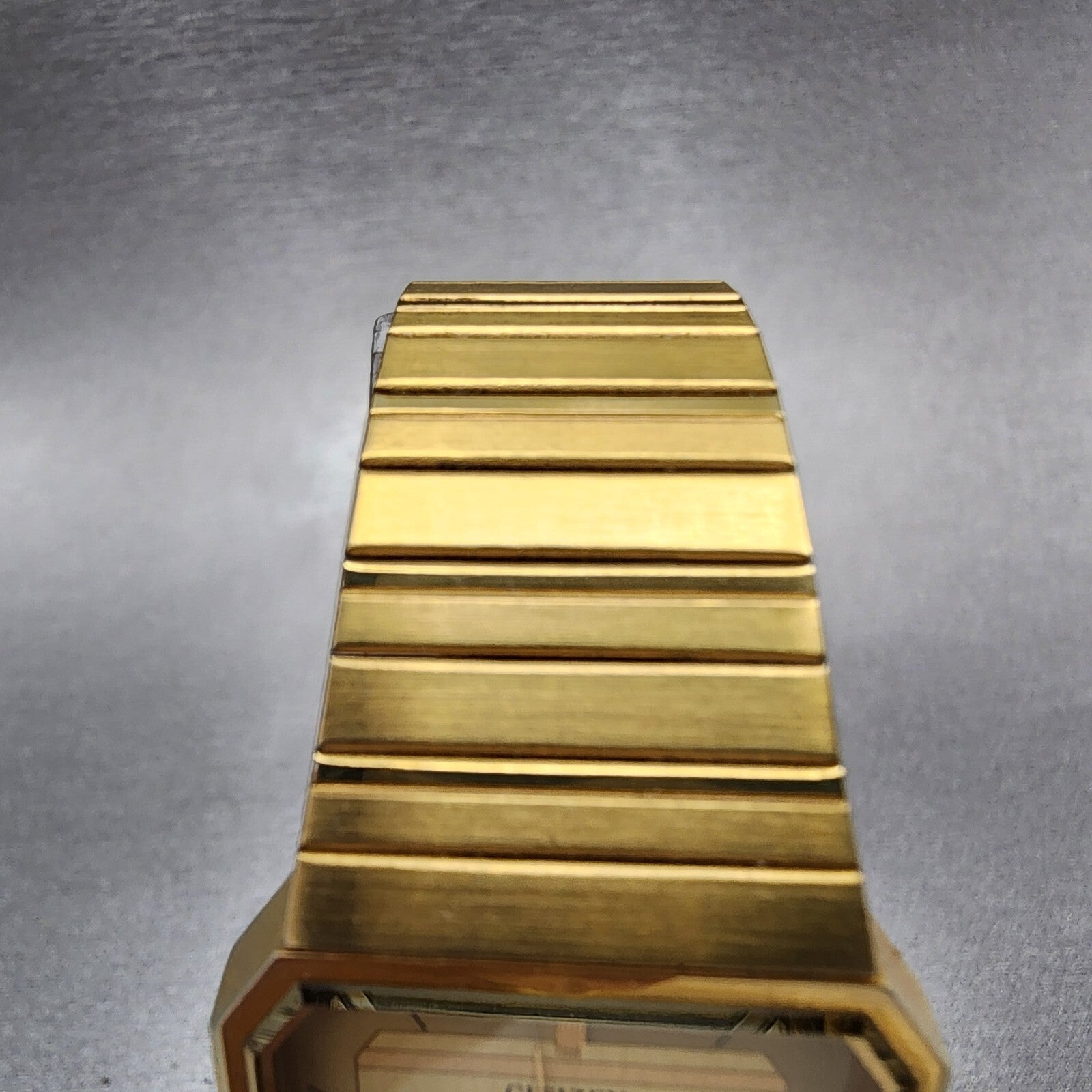 Citizen CQ Tank Watch Women 27mm Gold Dial Gold Tone Rectangle New Battery4