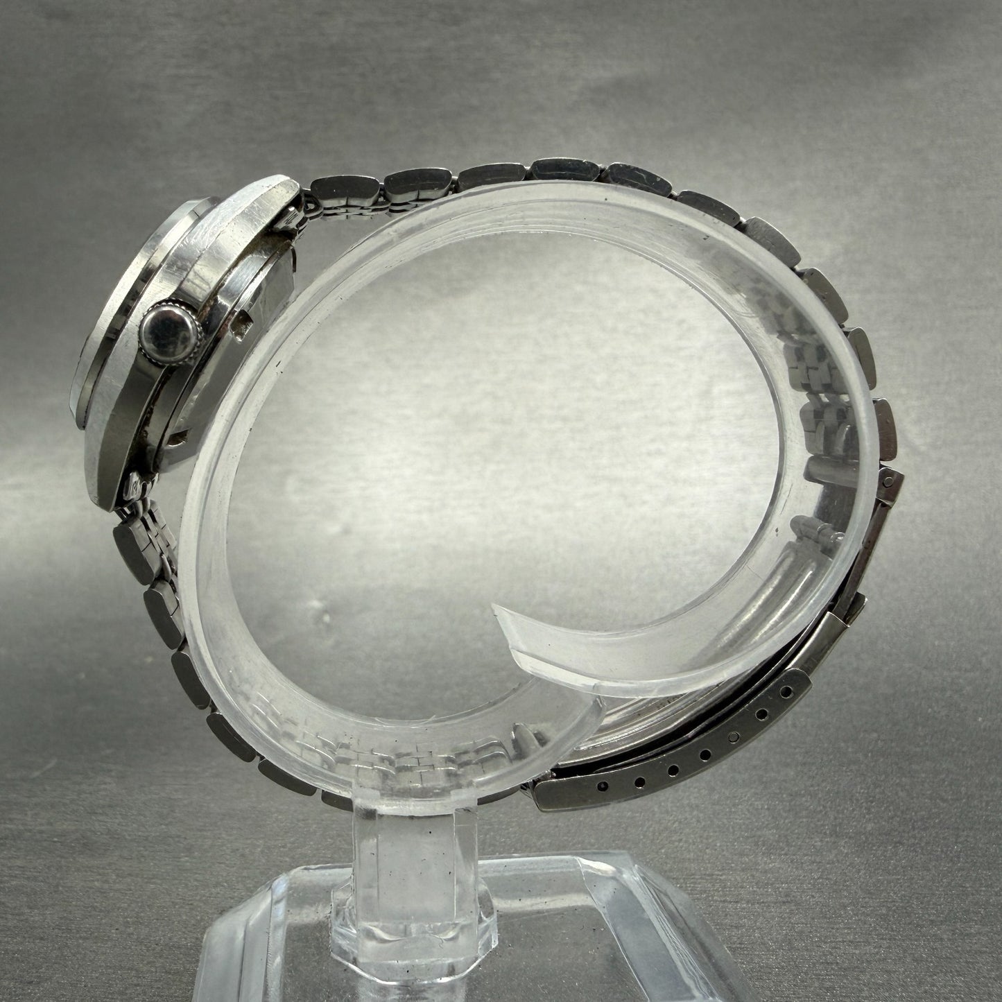 Seiko Automatic Watch Women 25mm Silver Dial Silver Tone Daydate 2206-0480 PARTS7