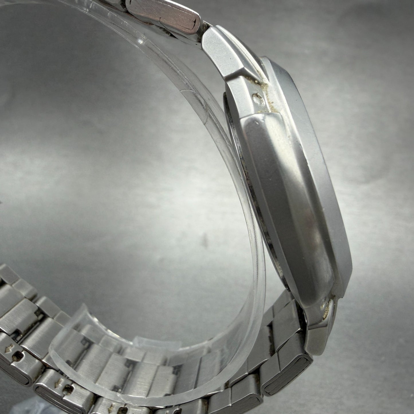 Casio MTP-3050 Watch Men 41mm Blue Dial Silver Tone Date Round New Battery MHY3