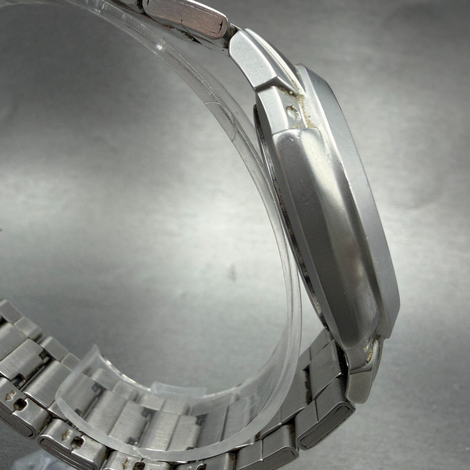 Casio MTP-3050 Watch Men 41mm Blue Dial Silver Tone Date Round New Battery MHY3