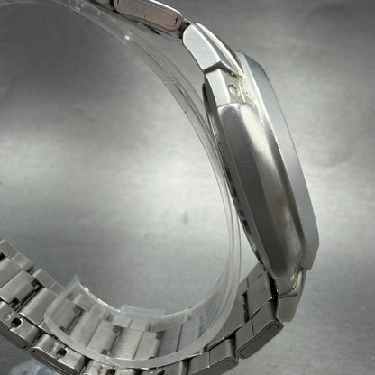 Casio MTP-3050 Watch Men 41mm Blue Dial Silver Tone Date Round New Battery MHY3
