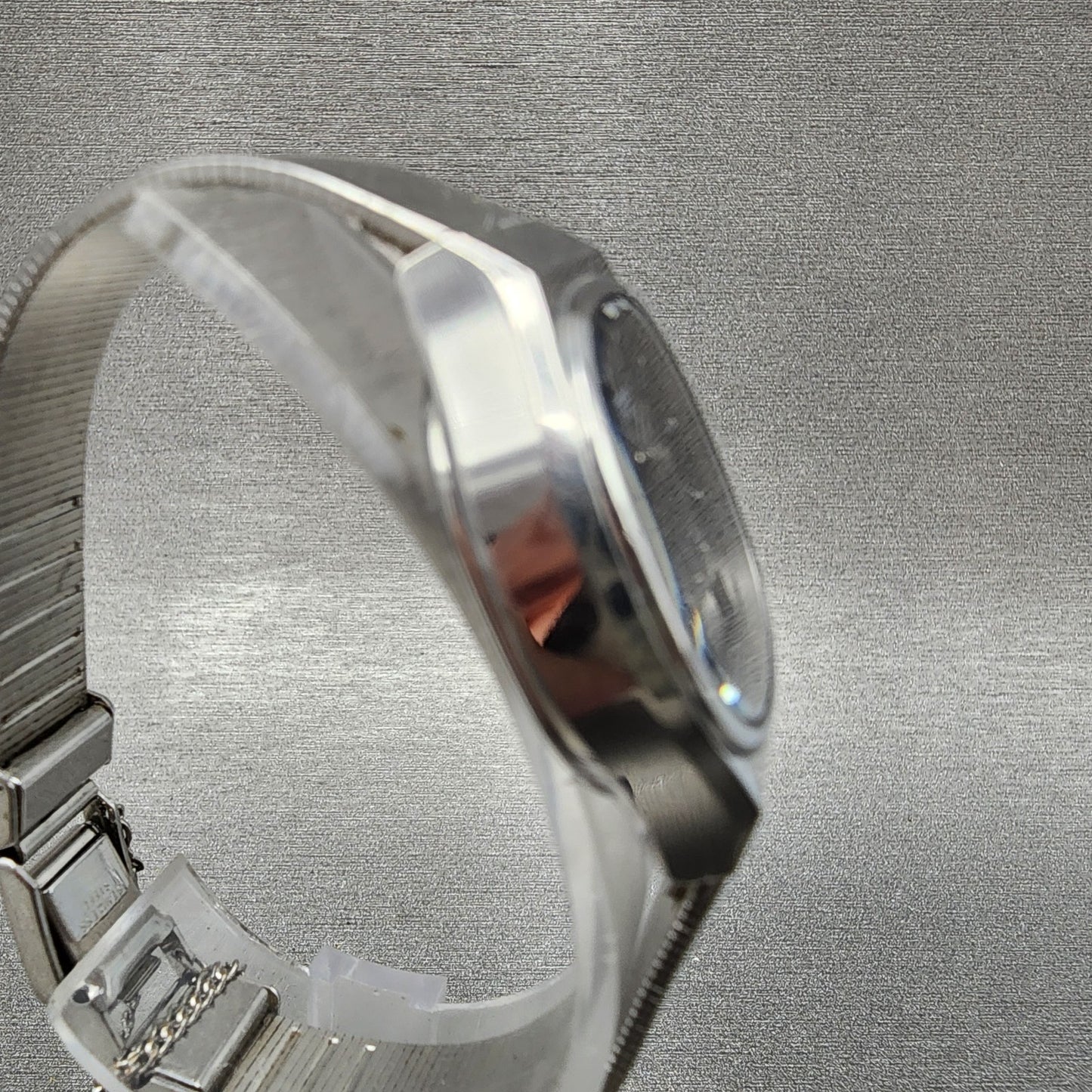 Seiko Analog Digital Watch Women 24mm Black Dial Steel E0295200 PARTS4