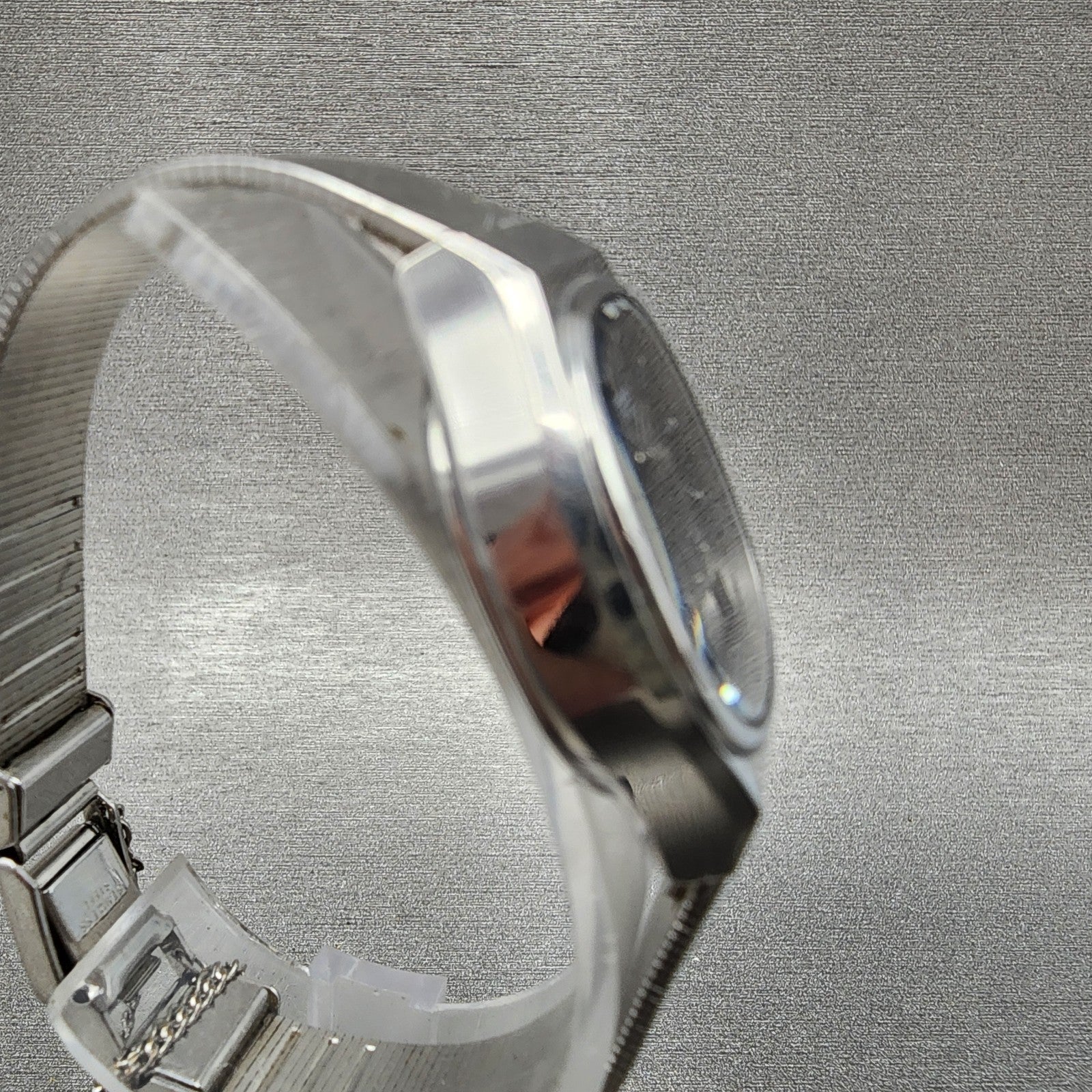 Seiko Analog Digital Watch Women 24mm Black Dial Steel E0295200 PARTS4
