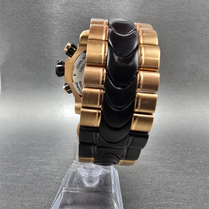 Invicta Venom Reserve Chronograph Watch Men 54mm Black Dial Rose Gold New Batt7