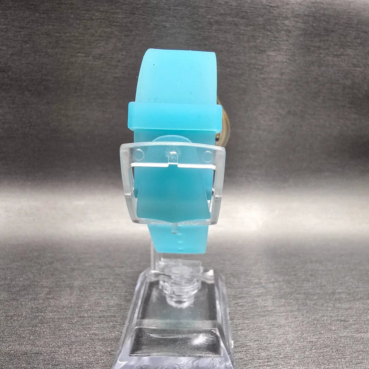 Swatch Skin Mille Linie Watch Women 34mm Silver Dial Clear Case SFK140 New Batt7