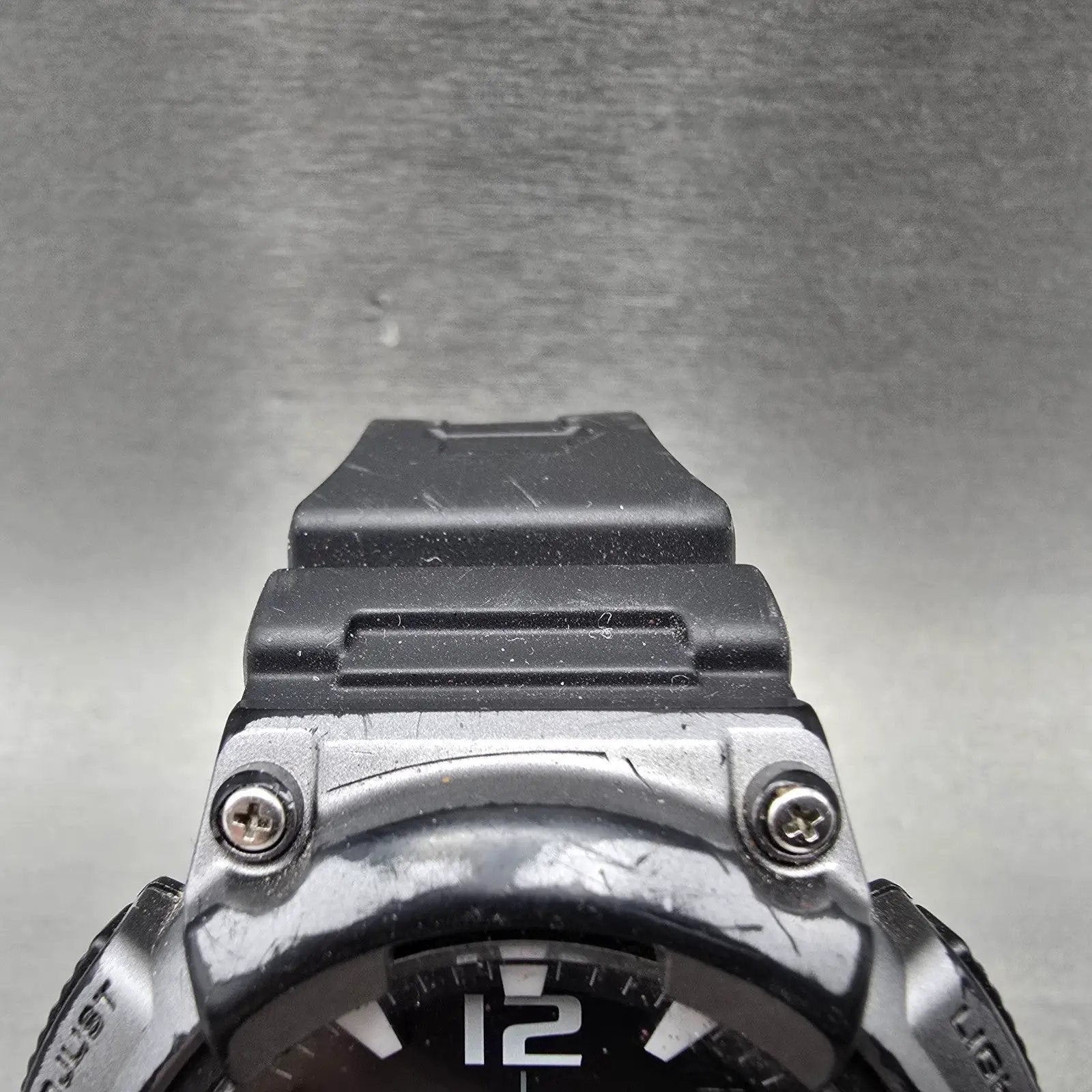 Casio AQ-S810W Watch Men 47mm Black Gray Alarm Chronograph Analog Digital SolarF4