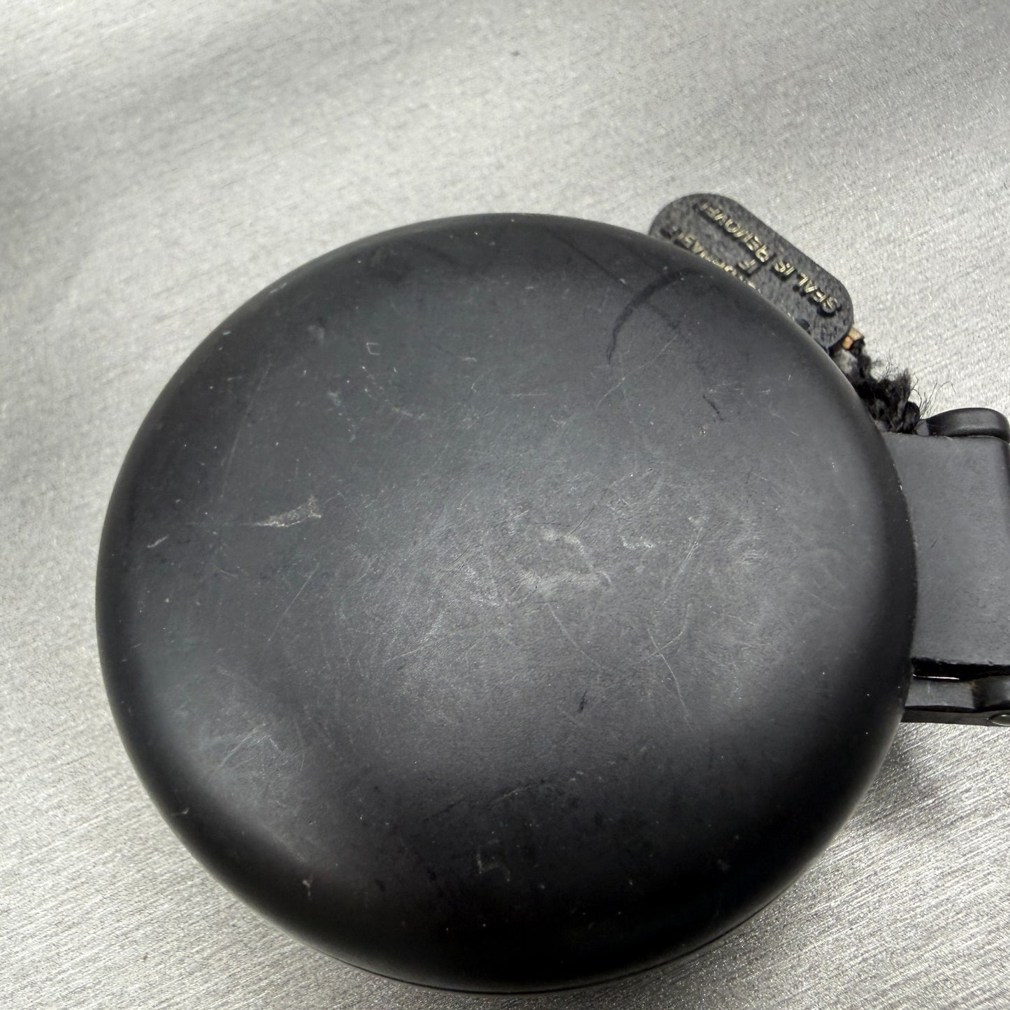 Victorinox Swiss Army Travel Alarm Clock Cream Dial Black Round 65mm PARTS8