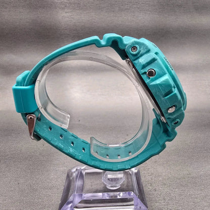 Casio G-Shock DW-6900WS Watch Men 50mm Black Dial Blue Chrono Alarm New Battery8
