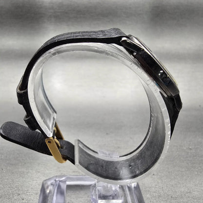 Seiko Watch Women 25mm Black Dial Black Tone Round 1N00-0C99 New Battery Vintage8