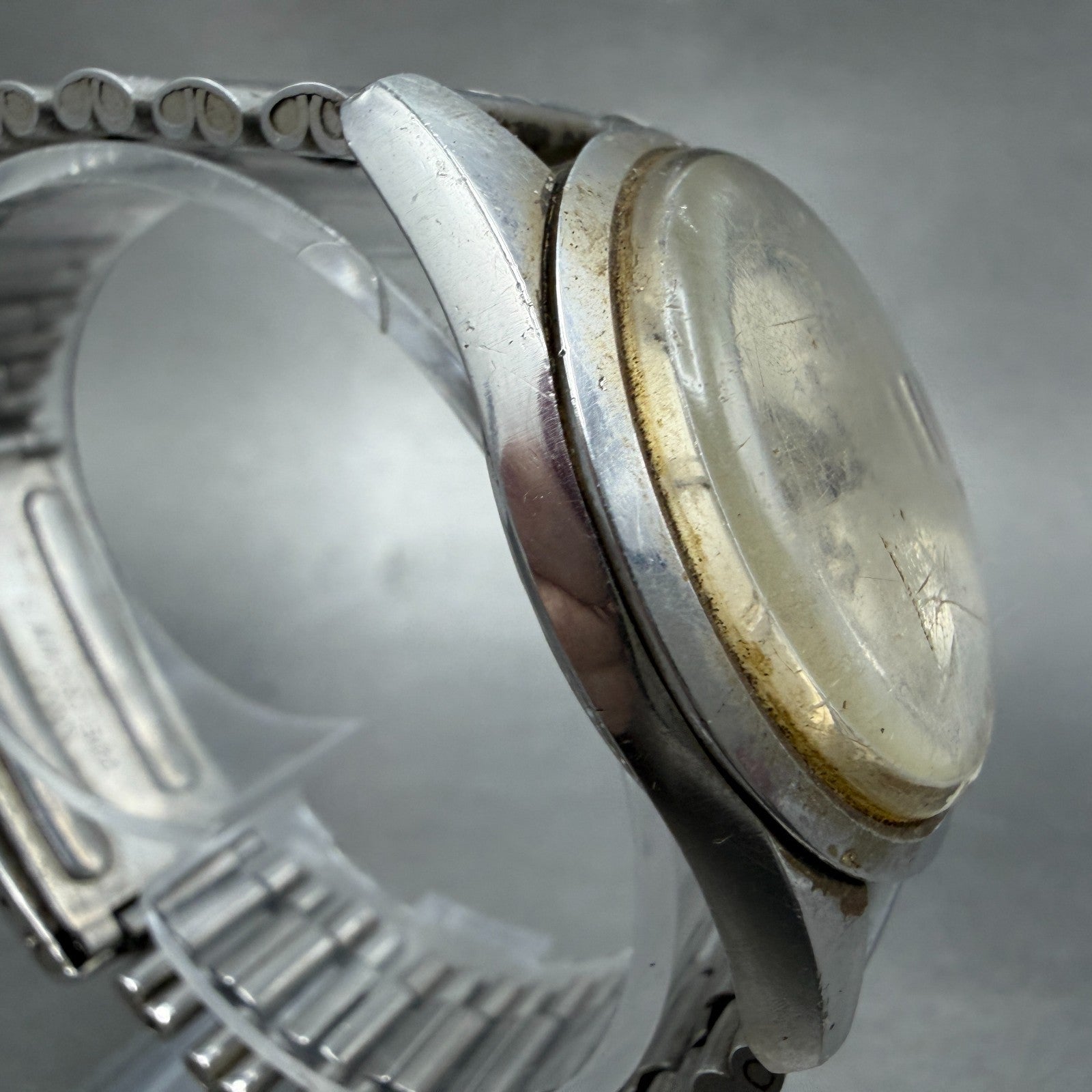 Rado Golden Horse Watch Men 35mm Silver Dial Silver Tone Date Automatic READ!!!!3