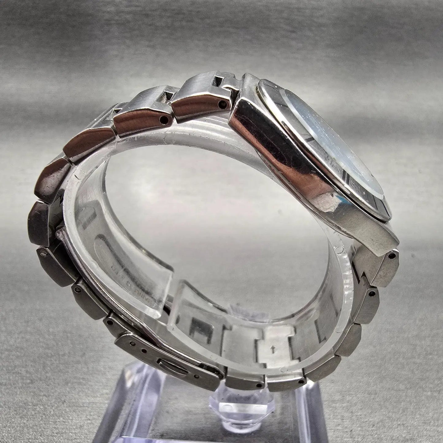 Citizen Wicca Watch Women 29mm Blue Dial Silver Tone Daydate 6329-L19494 New Bat8