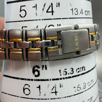 Seiko Laurel Watch Women 25mm Champagne Dial Two Tone Round 2F50-0490 NewBattery11
