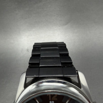 Diesel Watch Men 45mm Black Dial Steel Date Round DZ1206 New Battery4
