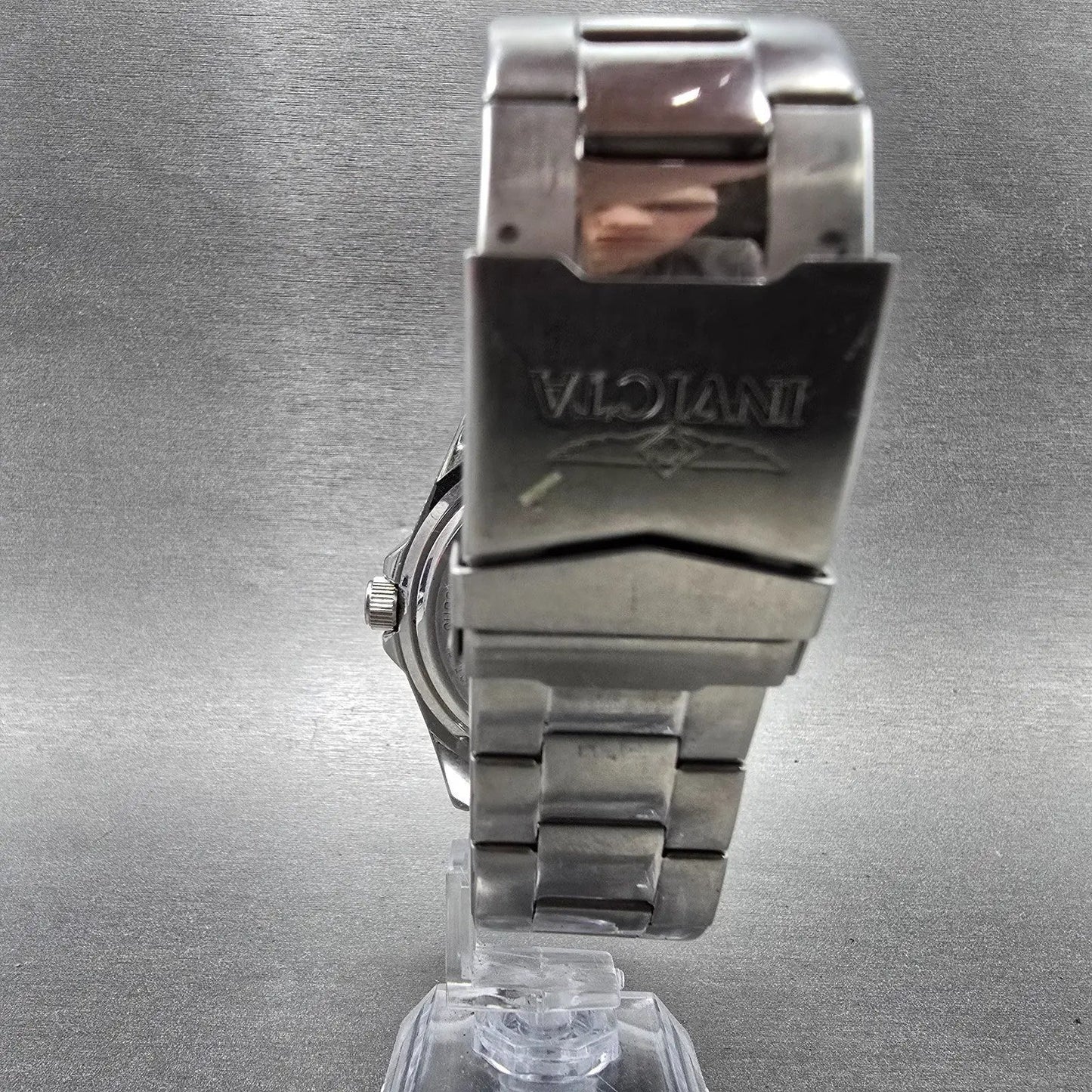 Invicta Pro Diver Watch Men 45mm Blue Dial Silver Tone Daydate 46897 New Battery7