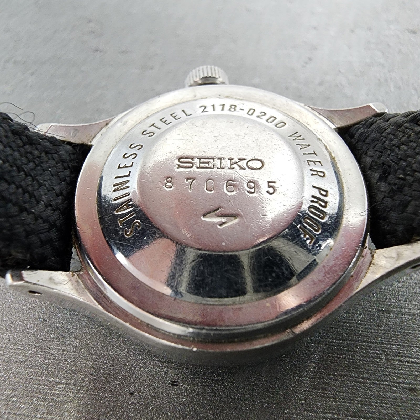 Seiko Chorus Watch Women 25mm Silver Dial Steel Date Manual 21180200 Runs VTG9