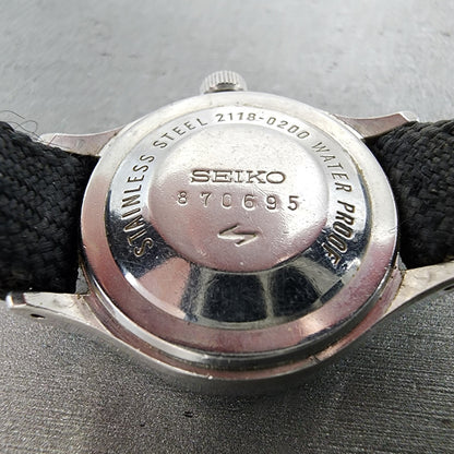 Seiko Chorus Watch Women 25mm Silver Dial Steel Date Manual 21180200 Runs VTG9