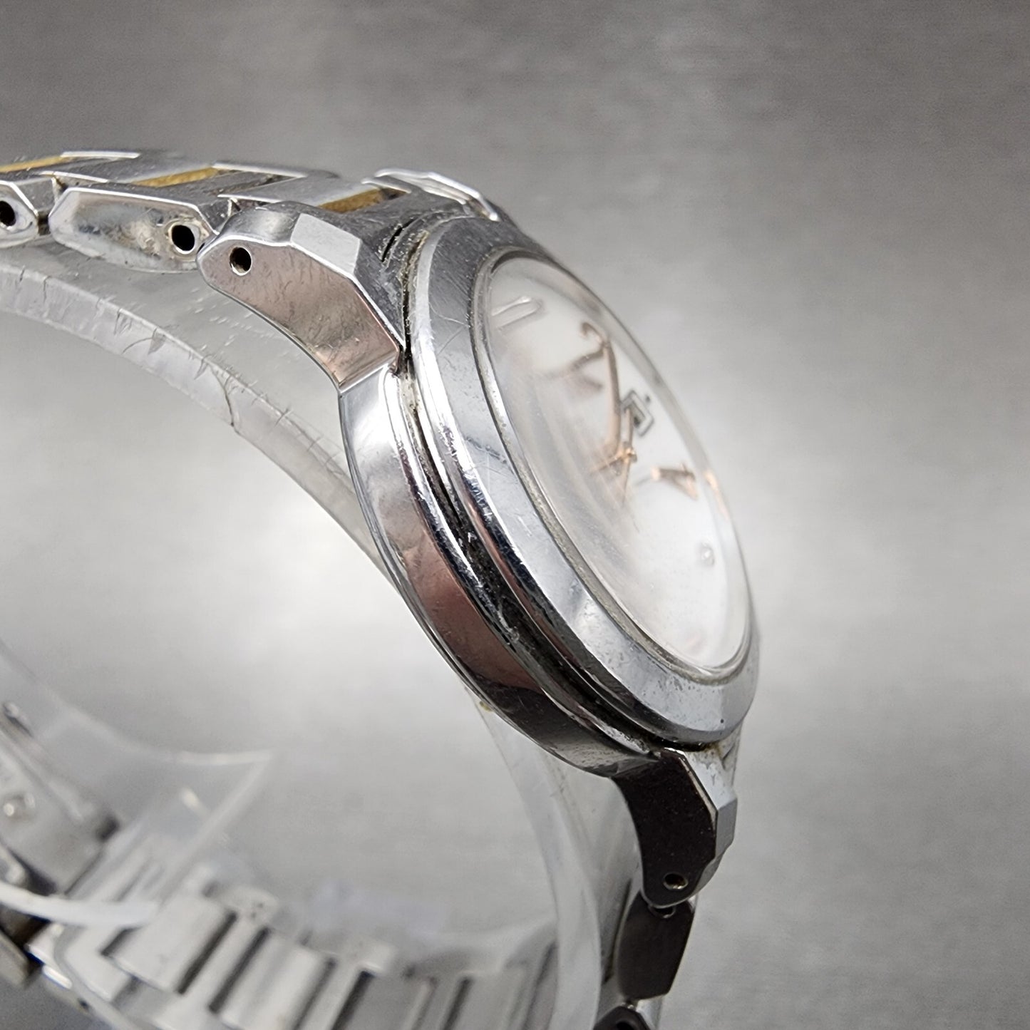 Seiko Lukia Watch Women 26mm MOP Dial Two Tone Date 7n820ee0 New Battery3
