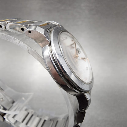 Seiko Lukia Watch Women 26mm MOP Dial Two Tone Date 7n820ee0 New Battery3