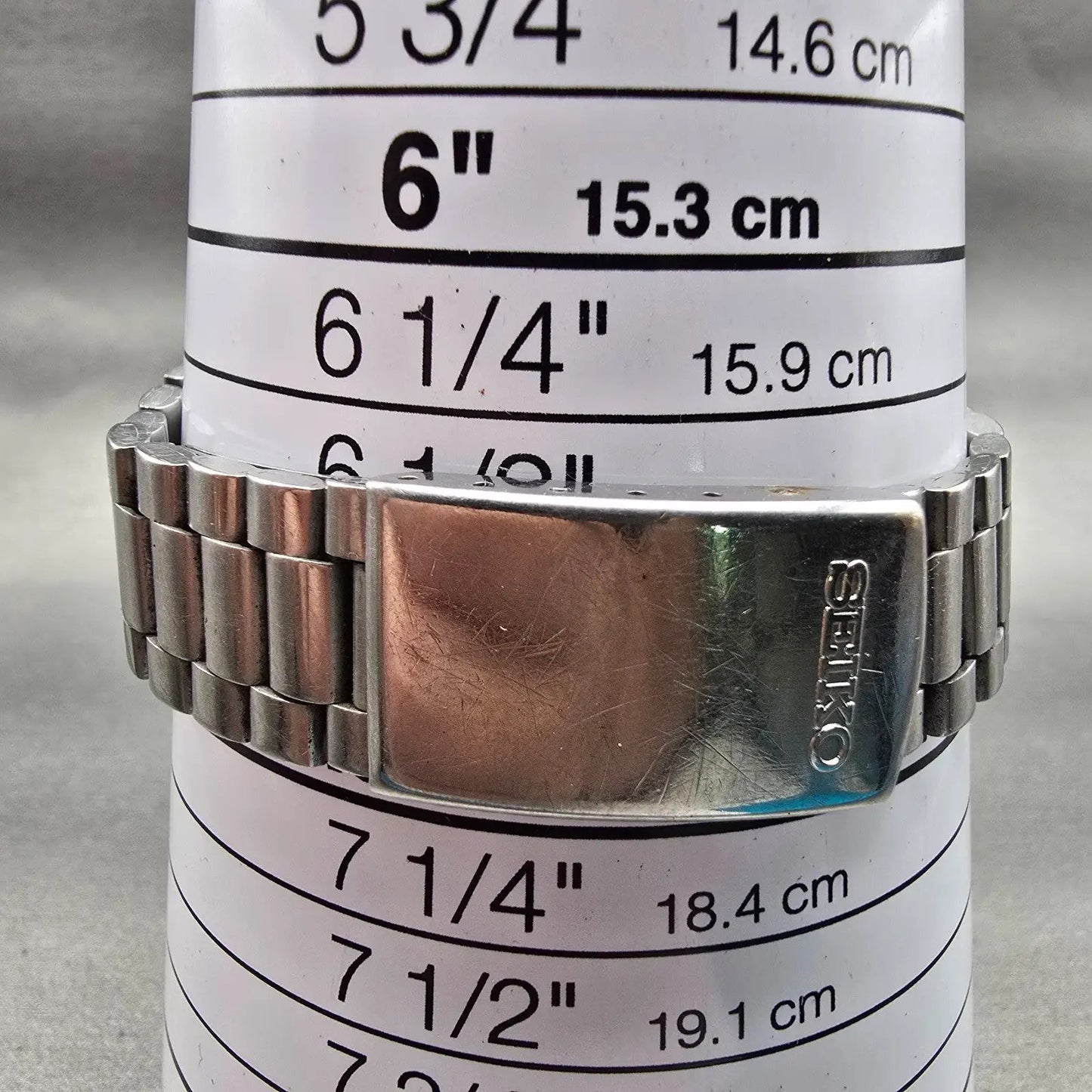 Seiko SilverWave Watch Men 36mm Silver Dial Silver Tone Daydate 8229-8000 NewBat9