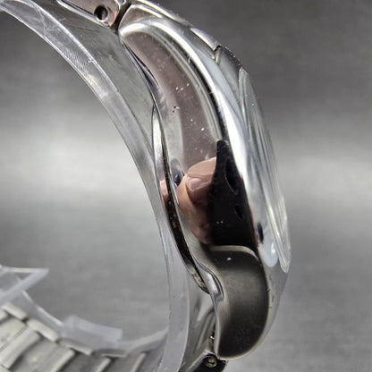 Citizen Watch Women 25mm Black Dial Silver Tone Date Round E011-S015502 Runs BG3