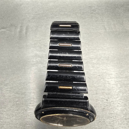 Seiko Sports 100 Watch Men 37mm Black Dial Two Tone Daydate 6923-7069 New Batt4