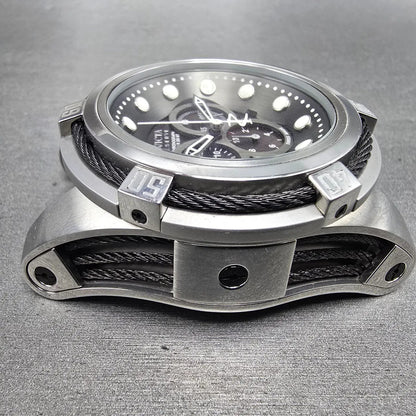 Invicta Reserve Bolt Zeus Chronograph Watch Men 52mm Black Dial Steel Date NewBa3