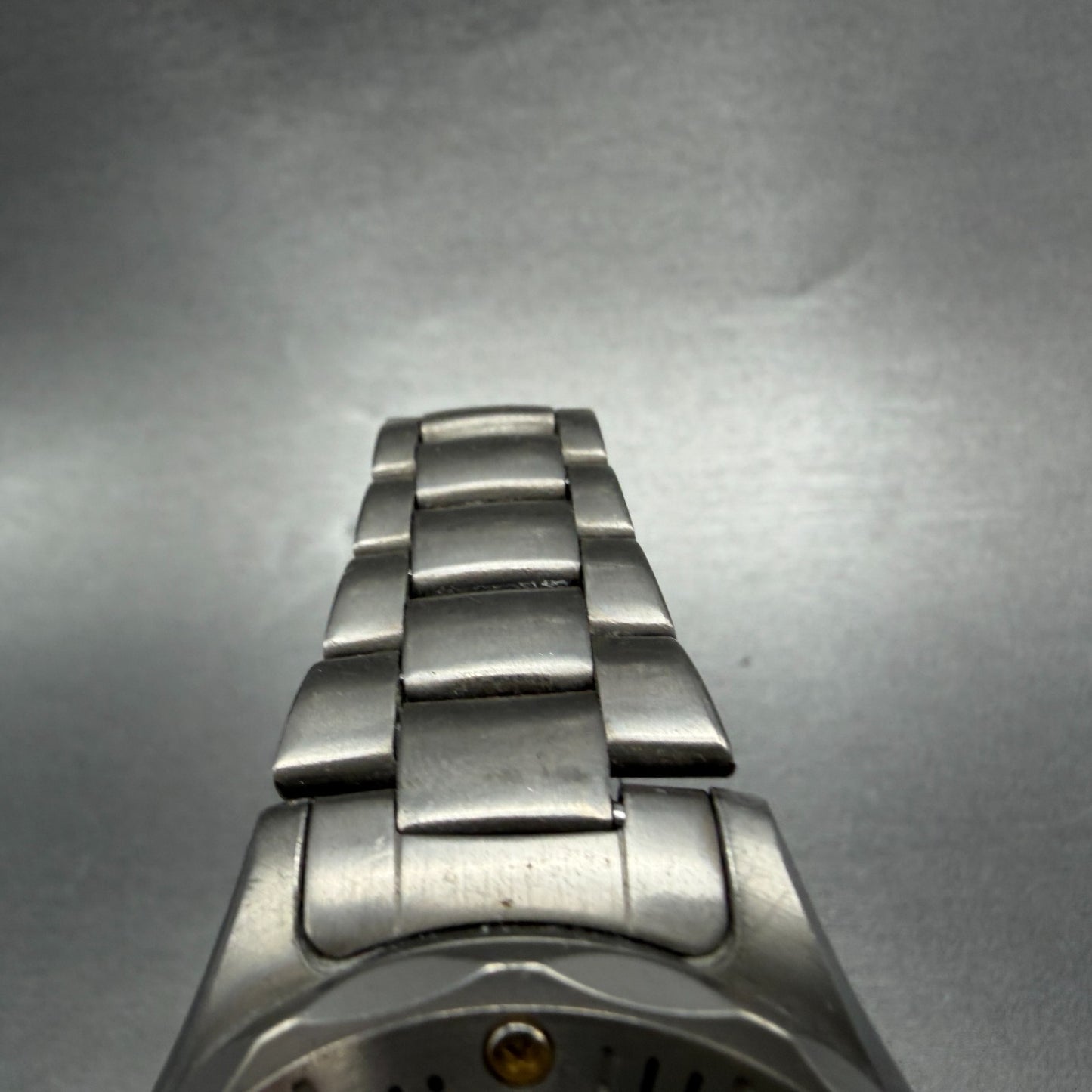 Seiko ALBA Epsilon Dive Watch Men 39mm Black Dial Titanium Daydate Round New Bat4