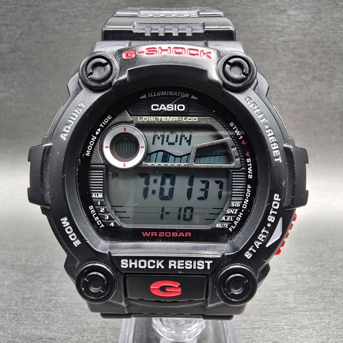 Casio G-Shock G-7900 Watch Men 50mm Black Black Chrono Alarm Round New Battery0