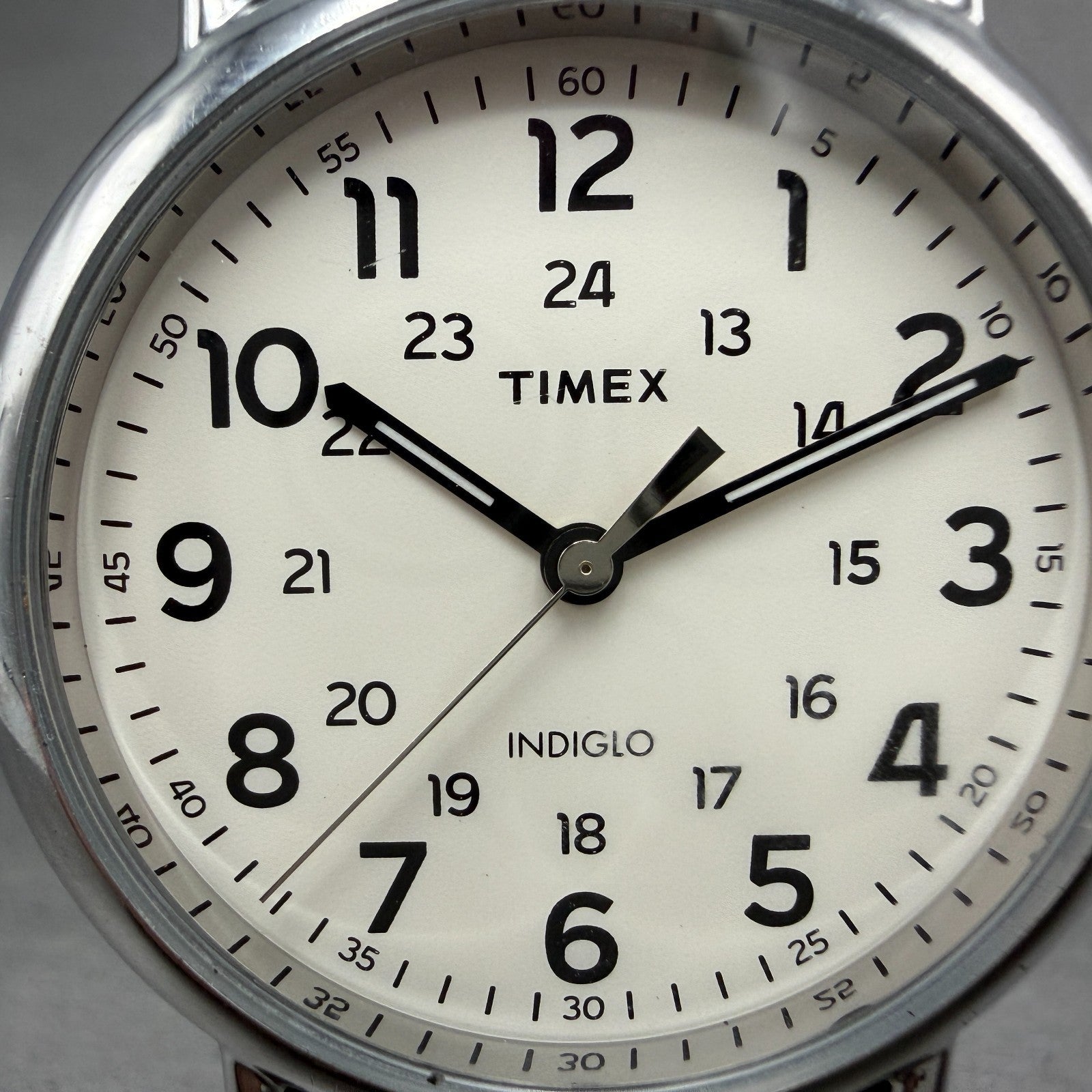 Timex Weekender Watch Men 40mm White Dial Silver Tone TW2T21600 New Battery1