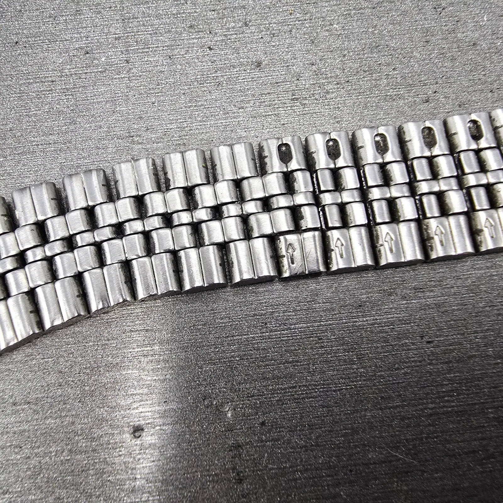 Citizen Bracelet 18mm Stainless Steel Two Tone Vintage Japan ONLY ONE END LINK8