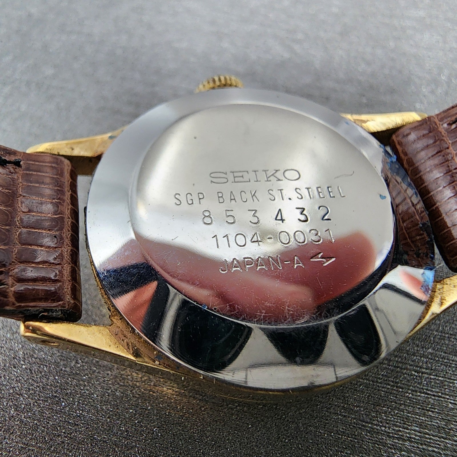 Seiko Watch Women 23mm White Dial Gold Plated Manual Wind 11040031 Runs11