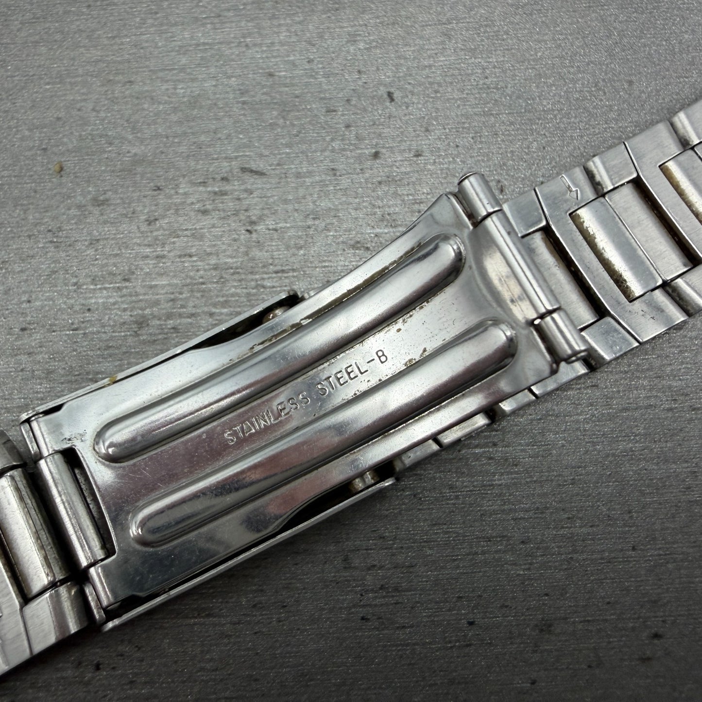 Seiko Alba Chronograph Watch Men 37mm Blue Dial Steel Date 7T92-0CV0 New Battery19