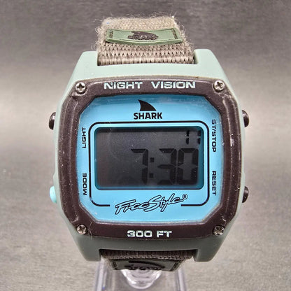 Freestyle Shark Classic Watch Men 38mm Green Blue Brown Alarm Chronograph NewBat0