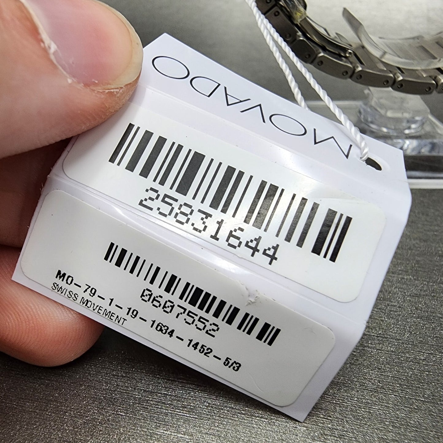 Movado SE Automatic Watch Men 41mm Gray Dial Two Tone Date Round 060755210