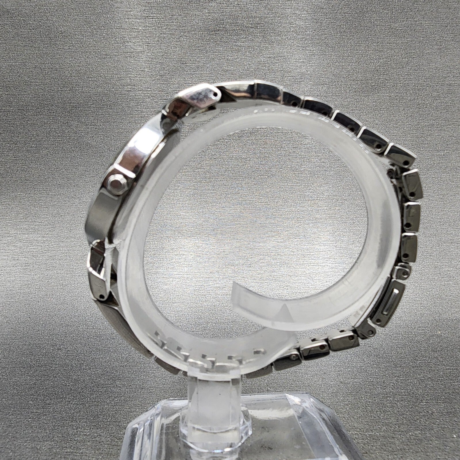 Seiko Solar Watch Women 28mm MOP Dial Silver Tone Round V1150BH0 Runs6