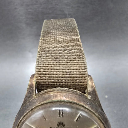 Bucherer Watch Unisex 30mmSilver Dial Gold Tone Small Seconds Manual Wind Runs4